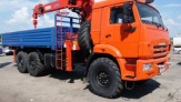 Кран-борт на базе КАМАЗа 12т, стрела грузоподъемностью 7т
